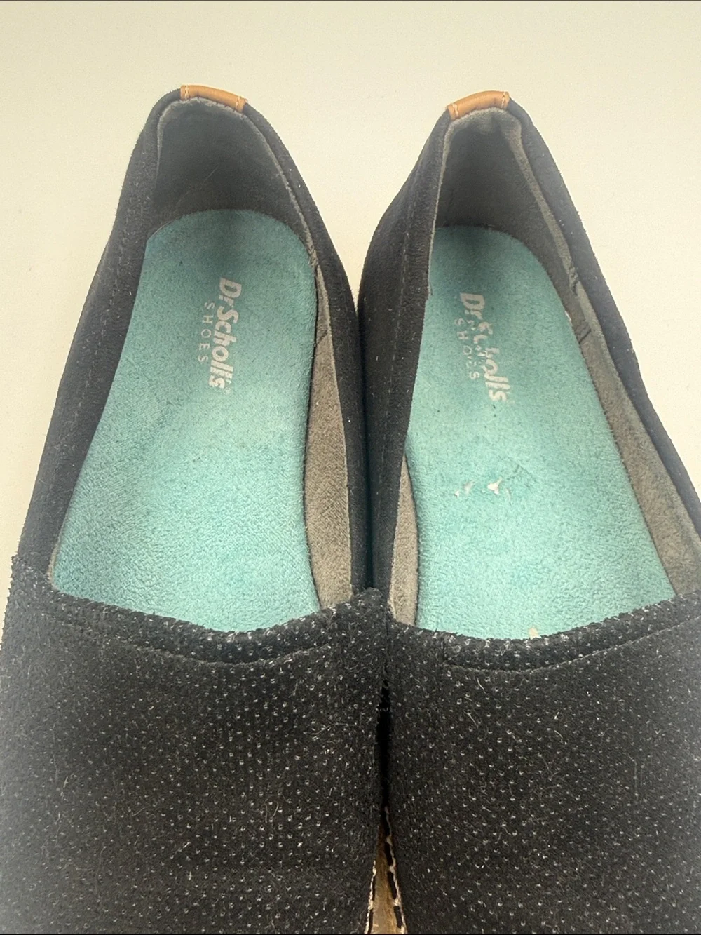 Dr. Scholl's Black Espadrille Platform Slip-Ons